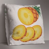 Tropical Fruit Cushion Cover Pineapple Watermelon Pillow Cover Double Sides Chair Home Sofa Decoration Summer Pillowcase