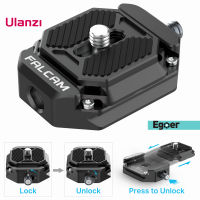 Ulanzi FALCAM F38 Quick Release Plate Clamp Kit Universal DSLR Camera Gimbal Arca Swiss Tripod Slider Mount Adapter