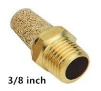 QDLJ-10pcs A Lot Exhaust Generator Air Muffler 3/8 Inch Bsp Pneumatic Silencer Brass Fitting Bsl-03 For Solenoid Valve Connector