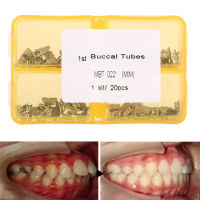 20 ชุด/กล่อง หลอดทันตกรรมจัดฟัน 1st Molar Roth Single Buccal Tubes