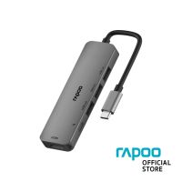 ( PRO+++ ) โปรแน่น.. Rapoo รุ่น XD100C Type C Multi function Adapter 5 in 1 (Grey) ราคาสุดคุ้ม อุปกรณ์ สาย ไฟ ข้อ ต่อ สาย ไฟ อุปกรณ์ ต่อ สาย ไฟ ตัว จั๊ ม สาย ไฟ