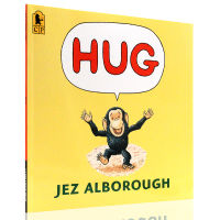 Hu hugs the love of paperback mother imported English original picture book Jez alborough greenway award writers works parent-child reading picture book English Enlightenment