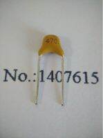 100PCS Monolithic Ceramic capacitor 470 J 47PF 50V P=5.08mm CT4