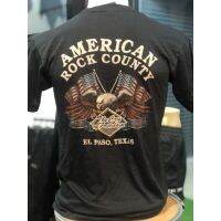 ราคาต่ำสุด!!THE GREAT AMERICAN HAWE เสื้อฮาเล่ย์ เสื้อยืด เสื้อยืดคอกลม เสื้อยืดผู้ชาย เสื้อสไตล์วินเทจ ไม่มีตะเข็บขาง สรีนหน้าและหล S-3XL เสื้อยืดคุณภาพดี