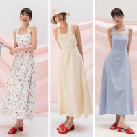 MIST OF RAIN - Leila Linen Maxi Dress เดรสยาว