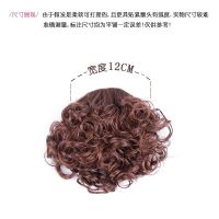 Fake bangs fluffy curly hair bangs hair extension wig real hair wig female invisible seamless retro Liuhai