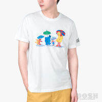 DOSH UNISEX T-SHIRTS SESAME STREET เสื้อยืดคอกลม แขนสั้น ผู้ชาย-ผู้หญิง FSEMT5018-OW