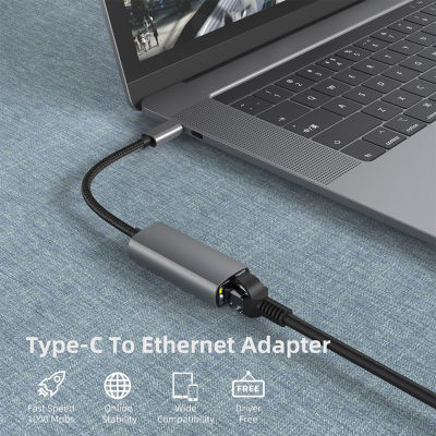 USB C อีเธอร์เน็ต USB-C กับ RJ45แลนอะแดปเตอร์สำหรับ MacBook โปร Samsung Galaxy S10/S9/Note20ประเภท C การ์ดเน็ตเวิร์กอีเธอร์เน็ต Feona USB