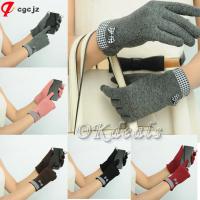 CGCJZ Fashion Cute Women Cotton Winter Warm Butterfly Touch Screen Mittens Gloves Knit