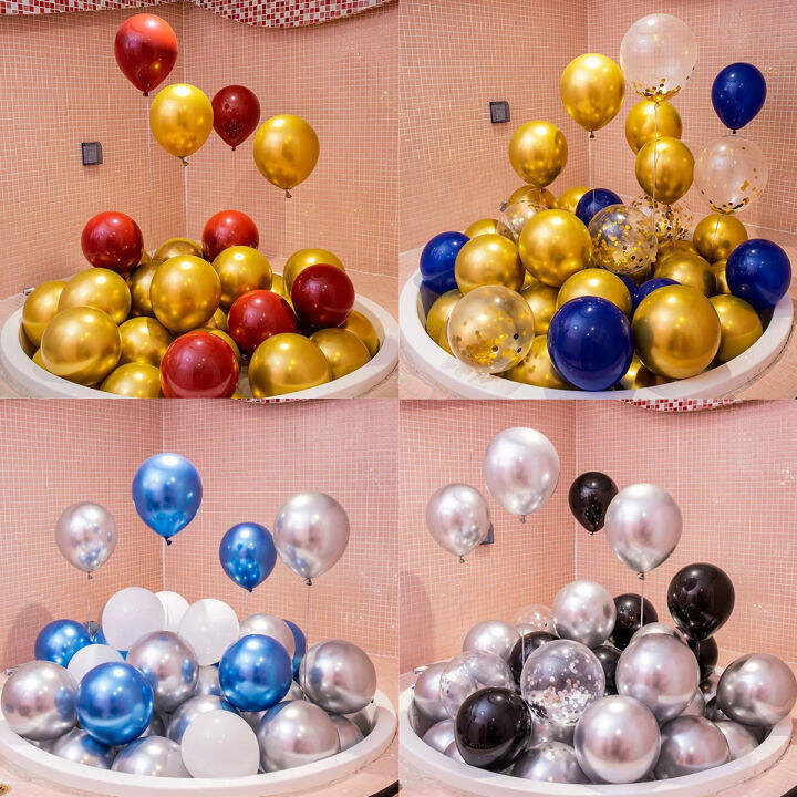 20pcs-gold-silver-confetti-โลหะ-latex-คริสต์มาสบอลลูนอาบน้ำเด็กงานแต่งงาน-2022-newyears-globos-birthday-party-ตกแต่ง-iewo9238