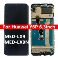 6.3Display for Huawei Y6P LCD with Frame Touch Screen Digitizer Replacement Screen for Huawei Y6P MED-LX9 MED-LX9N LCD Display Projector Screens