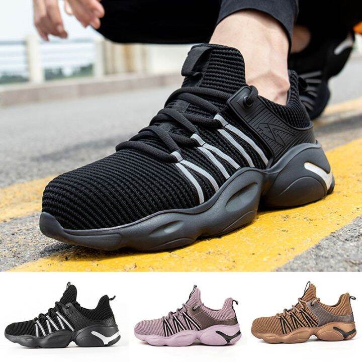 ขายดีที่สุด-ioztt2023-lin-men-safety-shoes-sneakers-breathable-knit-non-up