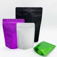 【DT】 hot  100pcs Matte Self Sealed Gift Coffee Bean Candy Zipper Top Mylar Bags Doypack Aluminum Foil Stand Up Pouch Zip Lock Food Bag