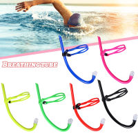 Orangesky Diving Snorkel ว่ายน้ำซิลิโคน Breath Tube Swimmer S Snorkel สำหรับการฝึกอบรมว่ายน้ำดำน้ำสระว่ายน้ำดำน้ำ Snorkel Easy Breath Center-Mount 1 PC Professional