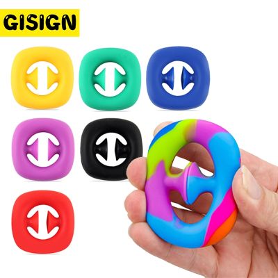 Anti Stress Finger Hand Grip Reliever Fidget Snapperz Kids Simple Toy Autism Anxiety Relief Extrusion Silicone Sensory For Adult