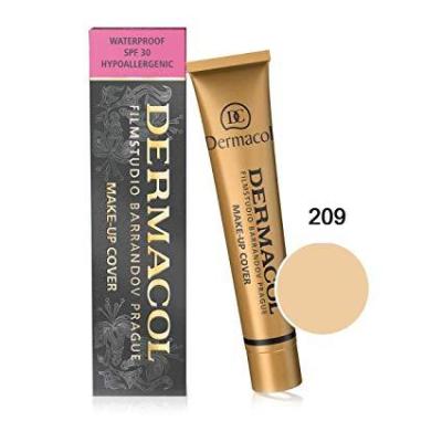 DERMACOL ครีมรองพื้น เดอร์มาคอล เบอร์ 209 DERMACOL FILM STUDIO BARRANDOV PRAGUE make-up cover SPF30 (1กล่อง)