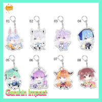 พวงกุญแจการ์ตูนแอนิเมชัน5ซม. โฮโล๋ Youhead Vวล Kizuna อะคริลิคpendent Keyring Gift Collection