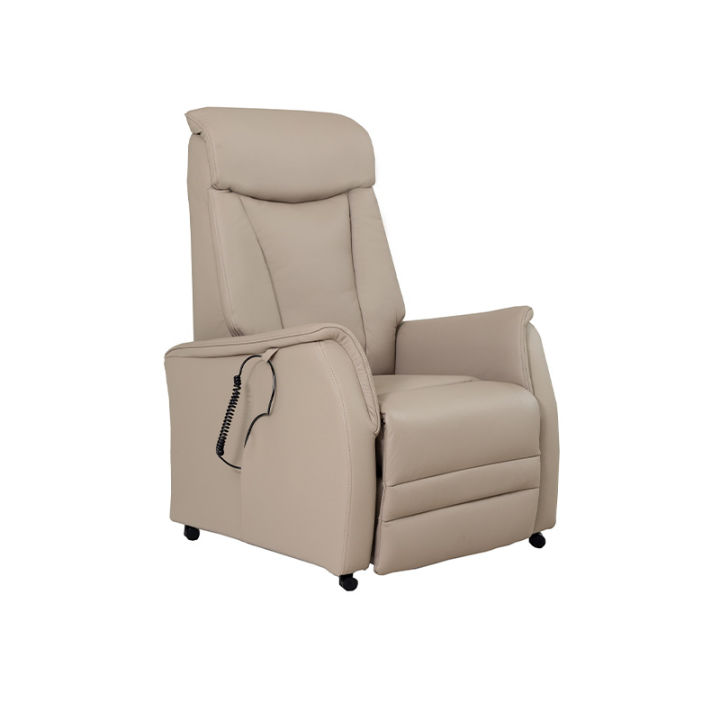 modernform-recliner-รุ่น-chilton-เก้าอี้ปรับนอน-หนังแท้-สีเทา