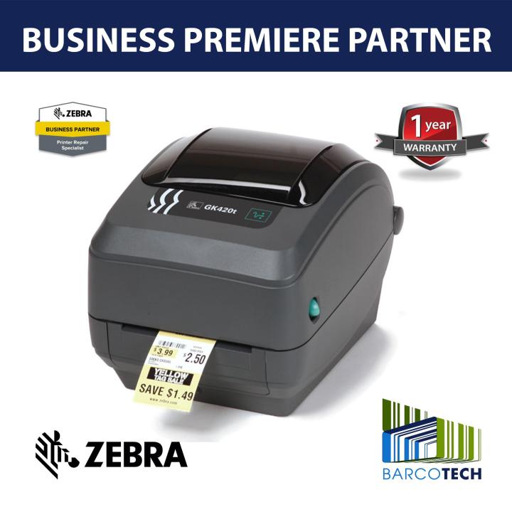 Zebra Gk420t Direct Thermal Thermal Transfer Barcode Desktop Barcode Printer 203dpi Lazada Ph 3721