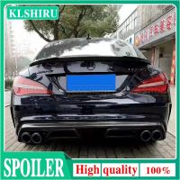 For Mercedes CLA W117 AMG Carbon Spoiler FD Style CLA Class C117 Carbon Fiber Rear Spoiler with Red Line Rear Trunk Wing 2013-UP