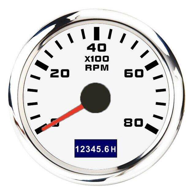 52MM Diesel Engine Tachometer Sensor RPM Gauge REV Counter 03000RPM