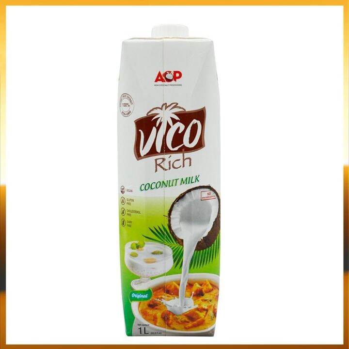VICO RICH COCONUT MILK 1L | Lazada PH