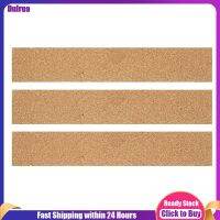 Dulrua 3Pcs กระดานข่าว Cork Strips ข้อความ Bulletin Strips Self-Adhesive Cork Strips