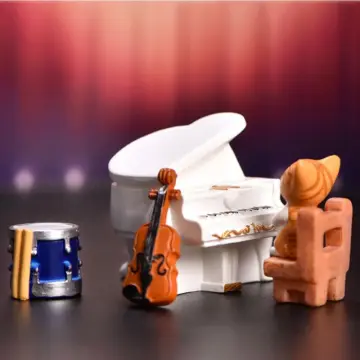 Cake Topper Violin Musical Instrument Musical Note Chocolate Fondant  Silicone Mold Cake Decoration Ornaments Plug-in Baking Tool - AliExpress
