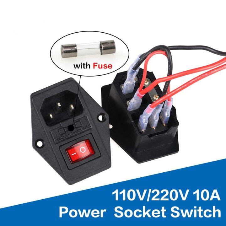 สวิทช์โยกพลังงาน-iec-3ขาขา-c14ช่องเสียบสวิตช์เต้าเสียบไฟช่องเสียบ10a-250v-ac-สวิทช์ไฟเครื่องพิมพ์3d