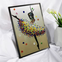 Aluminum Picture Frames For Wall Hanging Desktop Decorate Picture Frame Famous Abstract Dance Art Oil Painting Print Canvas