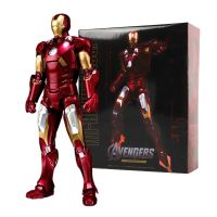 In Stock SHF Iron Man MK7 Action Figure Model Collectible Toys Gift for Children