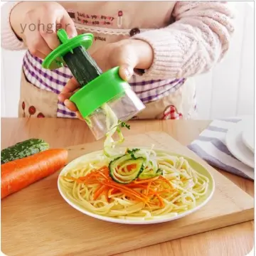 Spiralizer Vegetable Slicer Vegetable Spiral Slicer Cutter Zucchini Pasta  Noodle Spaghetti Zoodle Maker