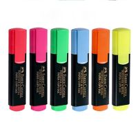 ดินสอสี Faber Castell ปากกาไฮไลท์เน้นคำ6สี/ล็อตสีส้ม/ชมพู/แดง/เขียว/น้ำเงิน/เหลืองผลิตภัณฑ์ที่ดีน่าเชื่อถือ