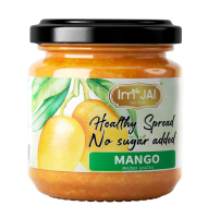 แยมมะม่วง Mango Jam No Sugar แยมไม่ใส่น้ำตาล 220g.vegan,Ketogenic