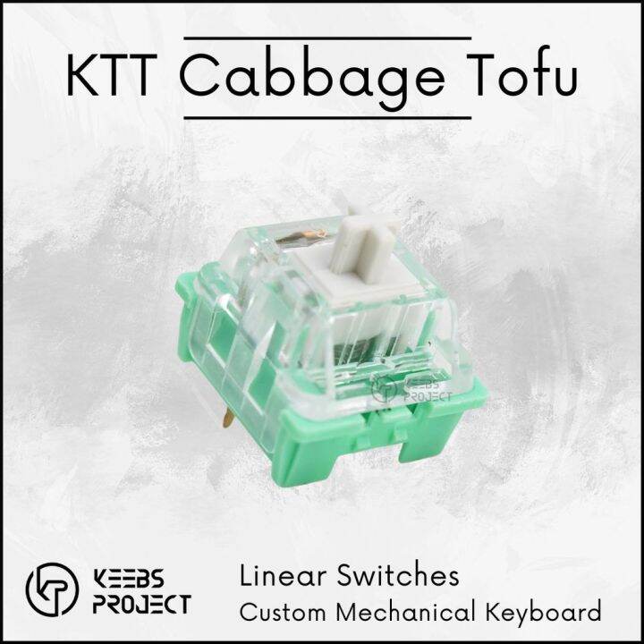 [READY STOCK] KTT Cabbage Tofu V2 (Newest) Linear Switch 3 pin Ready