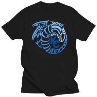 【New】ใหม่ Kaiba Corporation โลโก้ Blue Eyes White Dragon Edition T เสื้อ