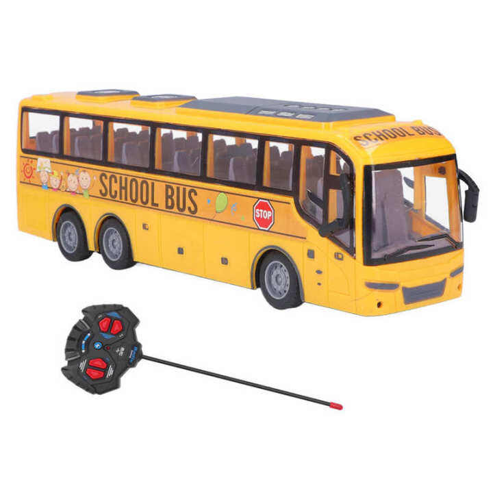 RC School Bus Electric Remote Control Bus With LED Light Wireless