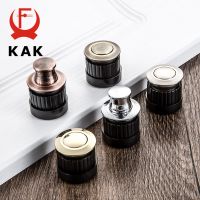 KAK Embedded Furniture Handles Knobs Telescopic Spring Shake Knobs Invisible Hidden Classical Light Pull Tatami Cabinet Handle Door Hardware