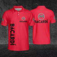 2023 new arrive- Bacardi red Unisex polo shirt 3D trend sport T-shirt personalized gift