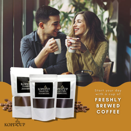 Kopi-Cup 50g Kalinga Dark | Robusta Dark Roast | Medium Fine Freshly ...