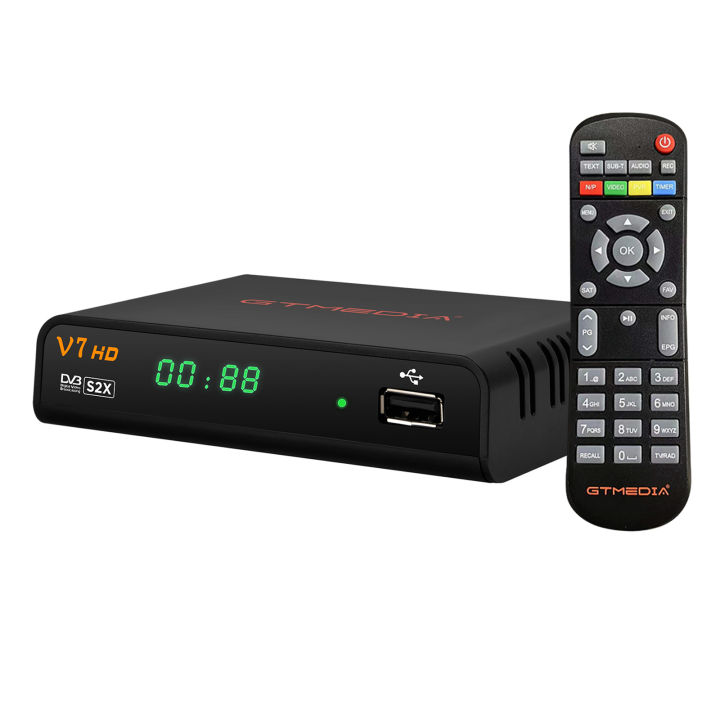 Gtmedia V7 Set Top Box Tv Digital Dekoder Sinyal Tv Digital Dvb S S2