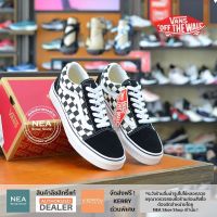 [ลิขสิทธิ์แท้] Vans Old Skool Primary Check (Repro) Black/True White [M] NEA รองเท้า แวนส์