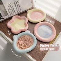 MPK New Series Ceramic Plates Cat Bowls Dog Bowls And Plate Suitable For Canned Food Pet Bowls And Dishes