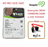 [Ready Stock]Seagate EXOS 4TB 6TB 8TB 10TB 12TB 14TB 16TB 3.5" SATA3.0 7200RPM CCTV DVR Enterprise Hard Drive