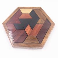 【CC】™  Colourful Hexagonal Jigsaw Puzzles Board toys Educational Intelligence