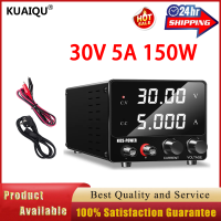 KUAIQU แหล่งจ่ายไฟ DC ขนาดเล็ก SPS-F305 30V 5A 150W แหล่งจ่ายไฟ DC แบบปรับได้แรงไฟฟ้าเสถียรพร้อมปุ่มปรับรหัส LED 3หลักแสดงการทดสอบในห้องปฏิบัติการชุบไฟฟ้าแหล่งจ่ายไฟแบบแปรผันขนาดเล็กสำหรับซ่อมโทรศัพท์