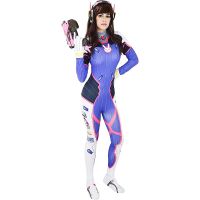 Dva Cosplay Costume Bodysuit Zenti Game Women Sexy Adult Jumpsuits Wig Gun Earphone Full Suit Halloween Party Costumes Clothing