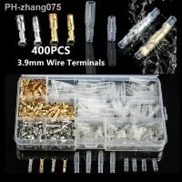 400/240/120Pcs 3.9mm/ Car Auto Motorcycle Bullet Terminal Male Female Wire Bullet Crimp Connectors Terminal Insulation Sheath