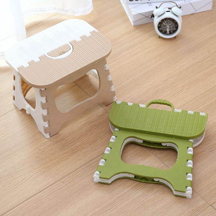 Portable Folding Mini Step Stool Foot Rest Plastic Foldable Bench Chair Lazada PH