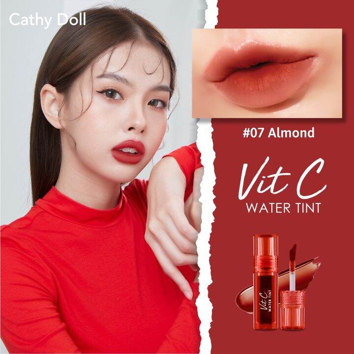 cathy-doll-vit-c-water-tint-2-7g-ลิปทินท์-น้ำแร่-จากเคที่-ดอลล์-เกลี่ยง่าย-เบาสบายไม่เหนียวเหนอะหนะ-สีชัด-ติดทนนาน